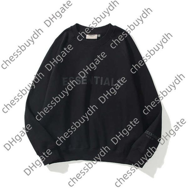 

men's luxury sweatshirts ess jackets hoodies men women essentials chest letter sweater sportswear hooded casual pullover couple jacket, Black