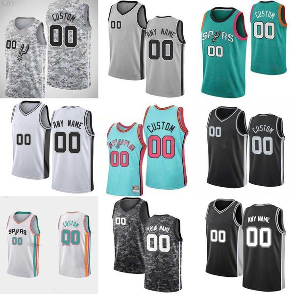 

men women youth san antonio''spurs''custom 17 doug mcdermott 7 josh richardson 25 jakob poeltl 3 keldon johnson 24 devin, Black;red