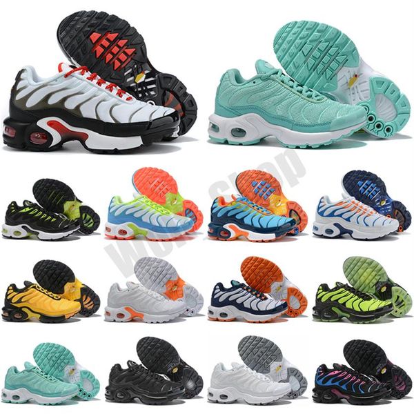 

kids tn plus sports running shoes children boy girls trainers tn sneakers classic outdoor toddler sneakers 28-353121, Black