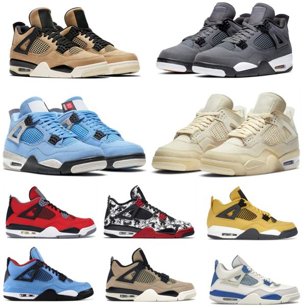 

2023 high shoes basketball shoes for men women 4s military black cat sail university blue thunder infrared jumpman 4
