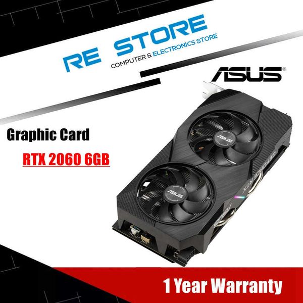 

used asus rtx 2060 6gb video cards gpu graphic card rtx2060 6g