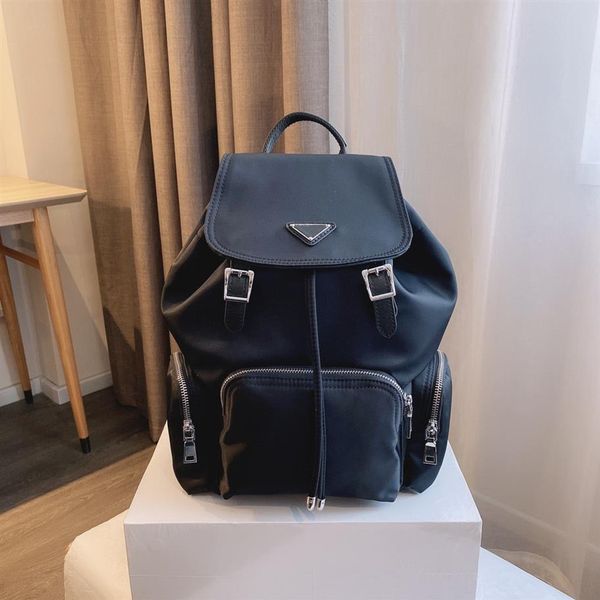 

2021 new luxury design nylon backpack bags selling women&men bag 24x10x33cm273n