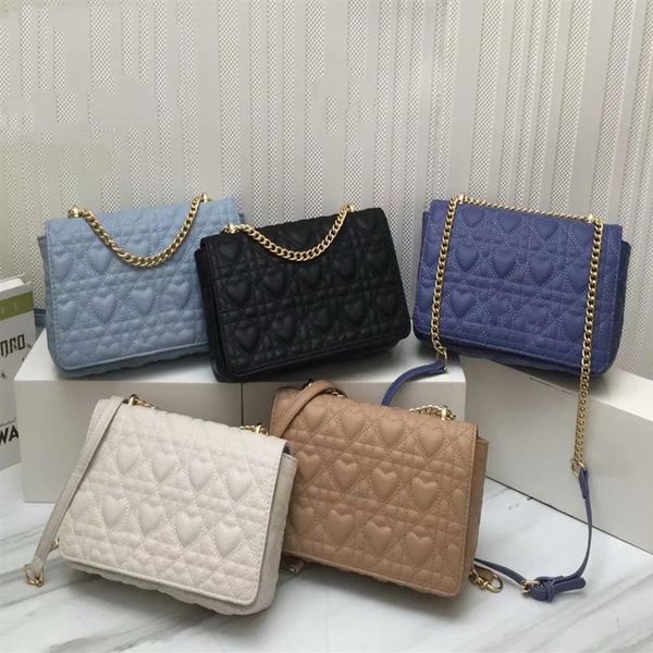 

new tote bag fashion luxury designer handbags purse v flap chain shoulder bags caviar genuine pu leather quilted 247a