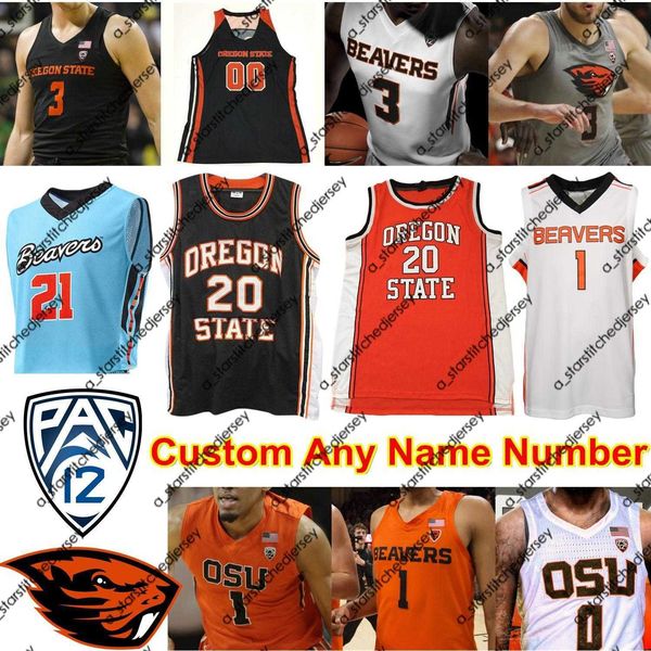 

basketball jerseys oregon state beavers osu basketball jersey ncaa college payto tres tinkle thompson kelley reichle hollinsa.c. green barry, Black;red