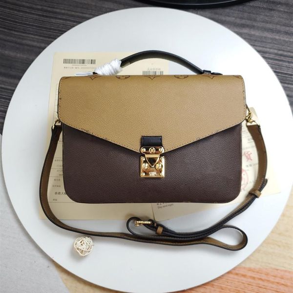 

-selling pochette met bag designer presbyopic shoulder handbag new fashion version luxury lady genuine leather mes296u