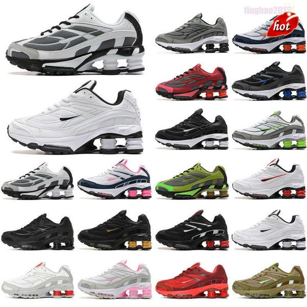 

2023 high basketball shoesshox ride 2 designer running shoes triple black medium olive green red white classic outdo