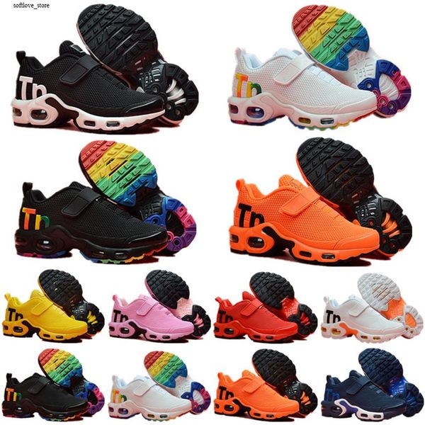 

2021kids plus tn children parent casual for baby boy and girl fashion sneakers white outdoor trainer kids shoes261j, Black