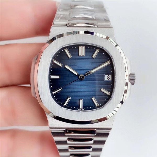 

tw production watch pp5711 1a 40mmx9mm automatic machine cal 324 movement gem bearings are bright by far thinnest on the market227c, Slivery;brown