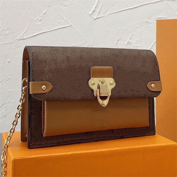 

vavin chain wallet crossbody handbag pm flap coin pocket magnetic closure gold lock embossed print enevelope clutch women handbags genuine l