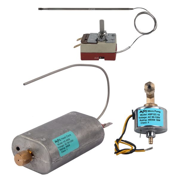 

900w heater core 40dcb 18w micro oil pump temperature controller thermostat for disinfect sprayer fogger steam fog smoke machine hcoh900