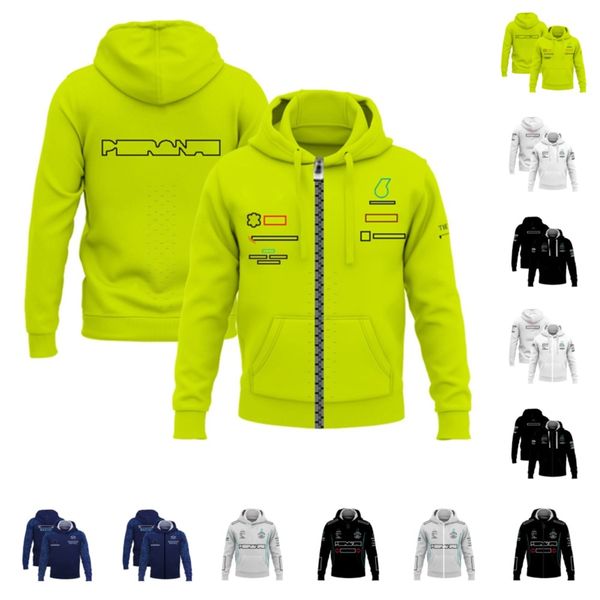 

f1 team racing suit hoodie zipper sweater spring and autumn winter wear formula one fan shirt