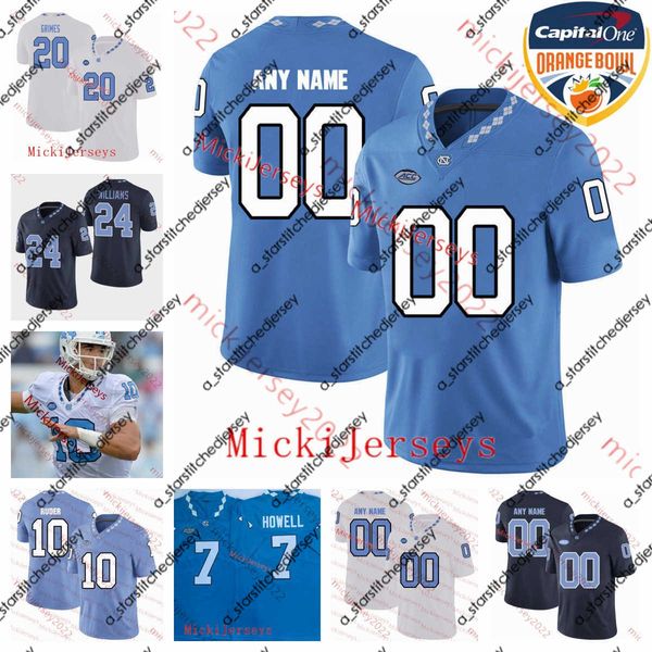 

american college football wear custom college football stitched jersey 88 deems may 10 drake maye 92 cole maynard 64 malik mcgowan 20 brooks, Black