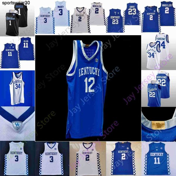 

kentucky wildcats basketball jersey ncaa college antonio reeves cj fredrick jacob in cason wallace chris livingston onyenso ware thiero, Black;red