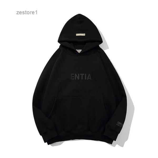 

ess designer men hoody pullover sweatshirts loose long sleeve hooded jumper mens highquality women clothing seven colors to choose from 1ey, Black