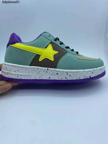 

bapess goose head plate shoes star women's shoes casual shoes air co branded fashion brand ins sneakers, Black