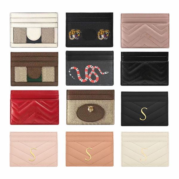 

graffiti cards holder caviar wallets coin purses with box womens mens gift luxury designer leather little bee matelasse fragments cardholder, Brown;gray