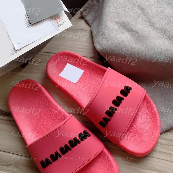 

women men beach shoes letters summer cool flat slippers indoor bath slippers