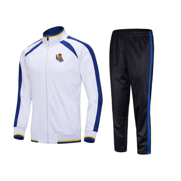 

real sociedad children's athletic outdoor suits size 22# to 28# outdoor jogging suit jacket long sleeve sports football shirt252w