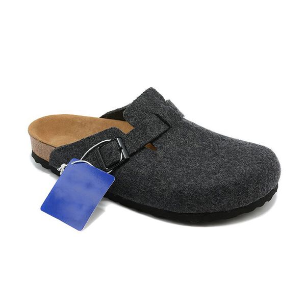 

sandals boston clog winter cork flats designer slides sandal arizona mayari birks clogs casual shoes classic fashion mens womens ladies lazy, Black