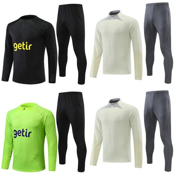 

22 23 soccer jerseys soccer training suit dele son tottenham ham bale kane hojbjerg bergwijn lo celso men kids kit shirts long sleeve tracks, Black;yellow