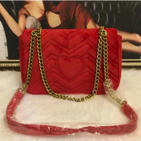 

new style marmont women messenger bags handbags silver chain shoulder crossbody soho bag disco purse wallet 7colors in269b