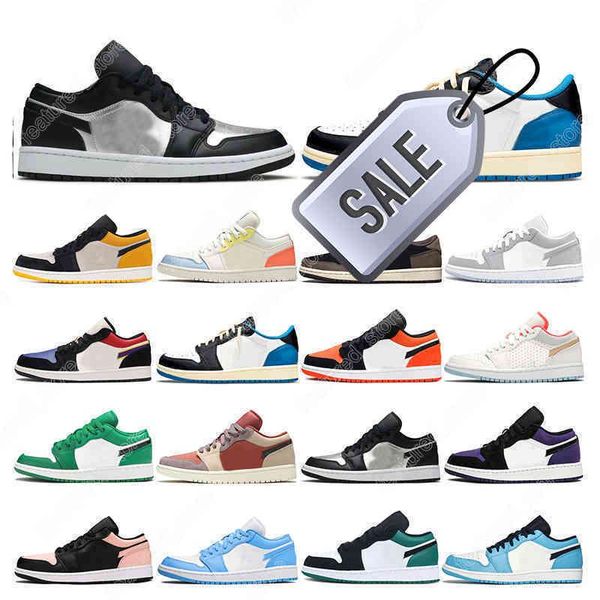 

wholesales 2023 jumpman 1 4 4s basketball shoes og high patent leather hyper royal mocha homage to university blue sport designer sn zkl, Black