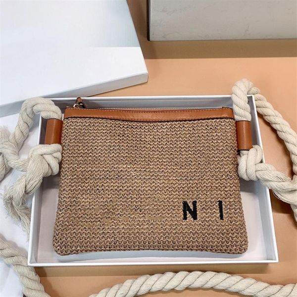 

designers beach bags classic style fashion handbags women's shoulder bag pure hand woven bags straw shopping vac257m