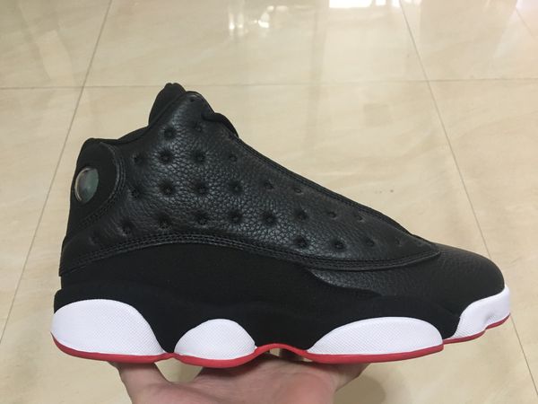 

basketball shes man sneakers jumpman 13s playoffs size 12 13 double with the original box, Black