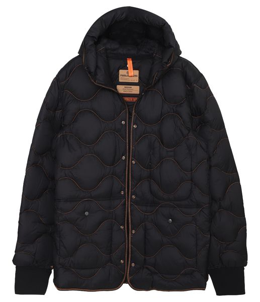 

men down parkas hooded down black jacket white duck down for winter