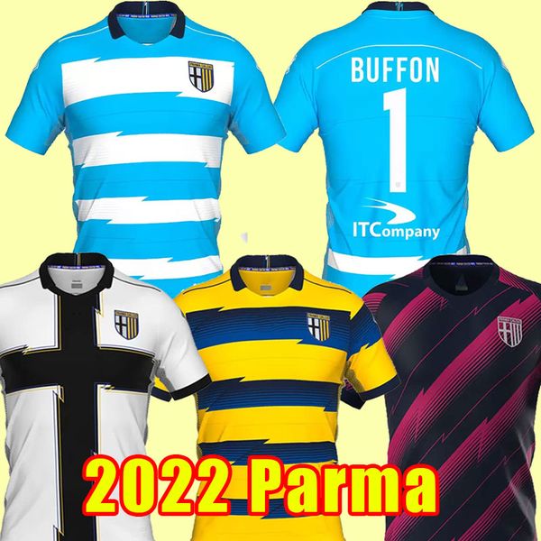 

22/23 parma soccer jersey buffon goalkeeper calcio maglia portiere 2022 2023 1 kuco mihaila gervinho jerseys hernani jr football shirt top, Black;yellow