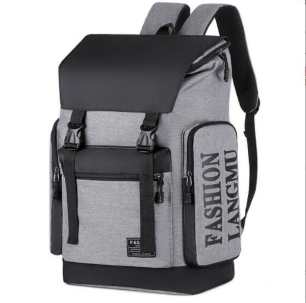 

men's business backpack university leisure lapbag simple waterproof breathable anti-theft decompression women's backpack adjustabl