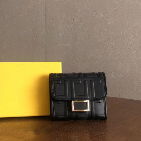 

7a designer wallet exquisite workmanship real cowhide leather short purse fashion multifunctional clutch bags, Red;black