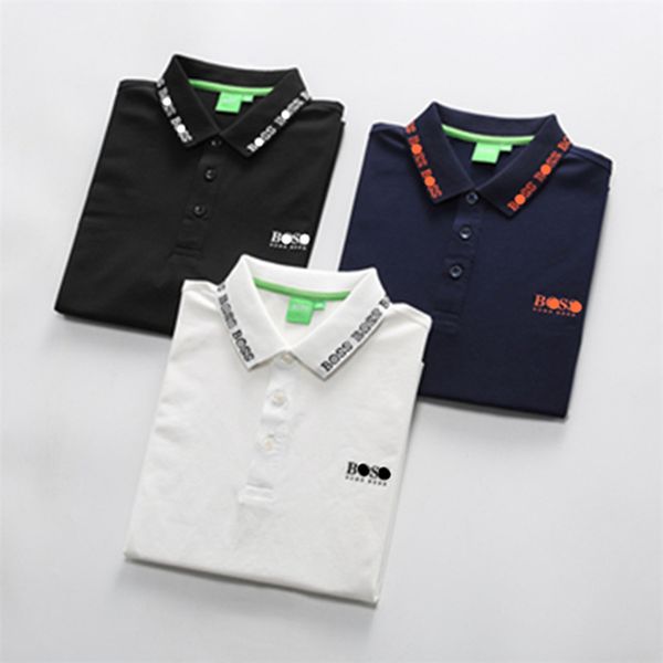 

men's tee polos black & white color classic domessa print fashion 100% cotton casual 3xl 2xl, White;black