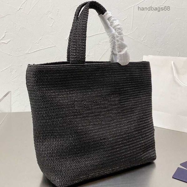 

leisure shopping the tote bag for women fashion manual weave straw fabrics large capacity vacation beach bags light wild wholesale reusable