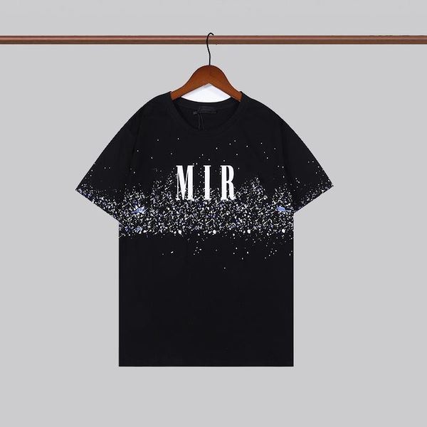 

t of limited shirt edition designer 2023 rabbit year new couples tees street wear summer fashion shirt splash-ink letter print design couple, White;black