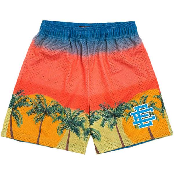 

y55w american west coast beach shorts fashion brand eric emanuel men's and women's basic new york city skyline summer drawstring m, White;black