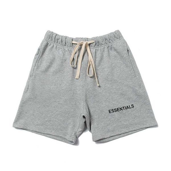 

essentials multi thread lettered printed casual pants the right version season shorts, Black