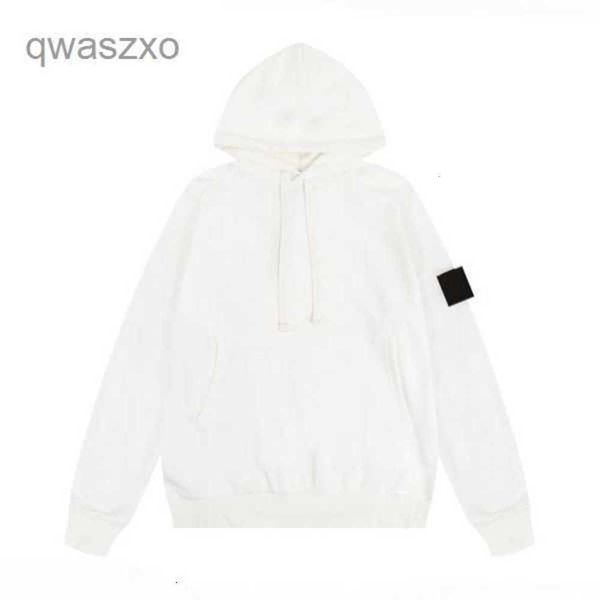 

2023 autumn stone new men's sweatshirts island loose hoodies pocket comfortable cotton simple couple pulloverse4k, Black