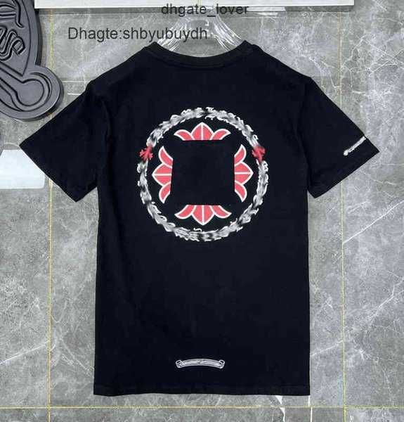 

mens loose luxury t shirts ch brand fashion men tees horseshoe cross designer tshirts summer women shirt classic man hip hop sweaternehmneh, White;black