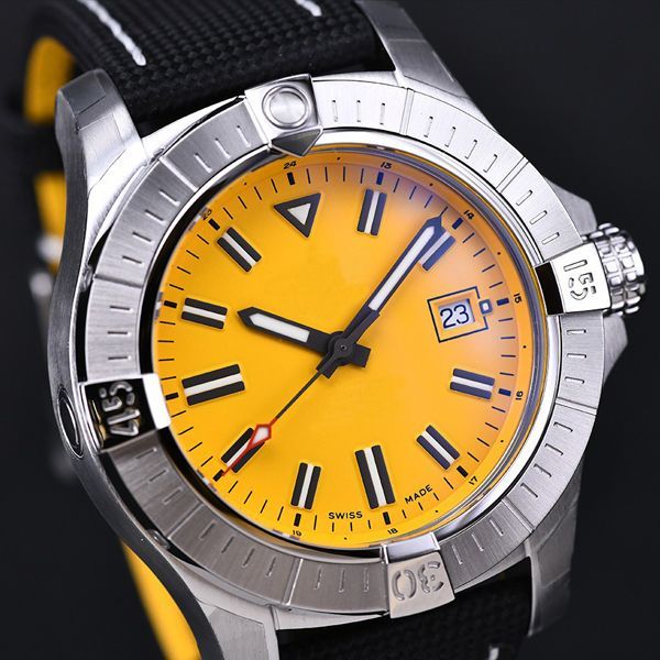 

2023 mechanical watch 44mm blackbird reconnaissance plane men's fashion trend waterproof business wristwatch, Slivery;golden
