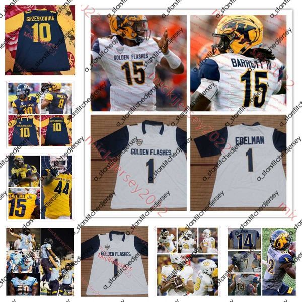 

american college football wear mens custom stitched football kent state golden flashes 51 nick bryan naran buntin a.j. campbell shakhi carso, Black