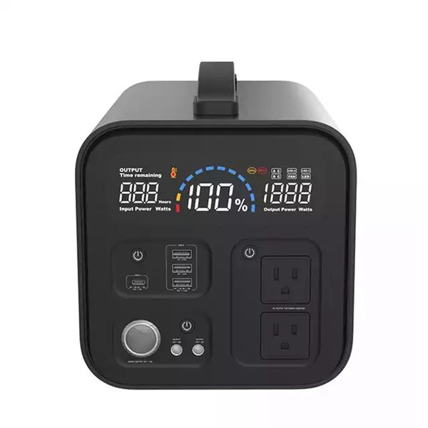 

outdoor portable mobile powered power bank charger solar generator for phone