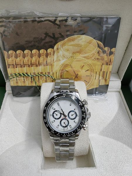 

2023 with original box luxury sapphire 40mm 116503 automatic mechanical mens men's watch watches no chronograph, Slivery;brown