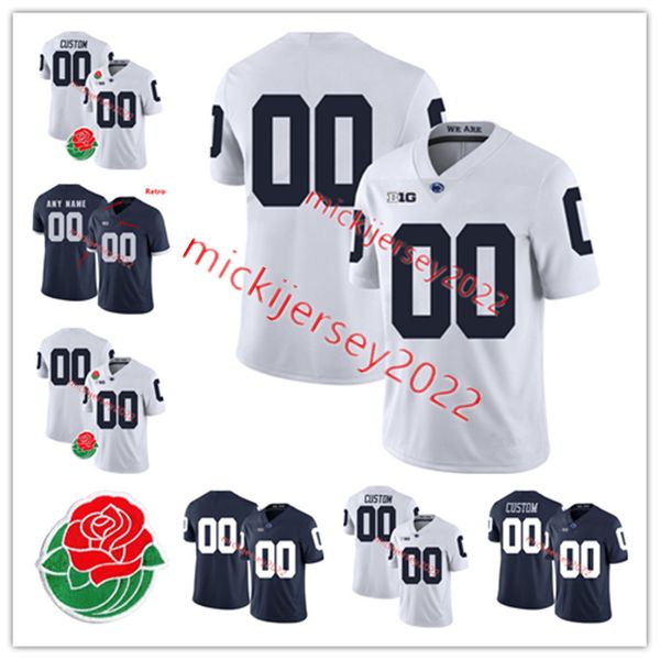 

2023 rose bowl football jersey custom stitched mens theo johnson devyn ford caedan wallace pj mustipher adisa isaac drew shelton kaytron all, Black