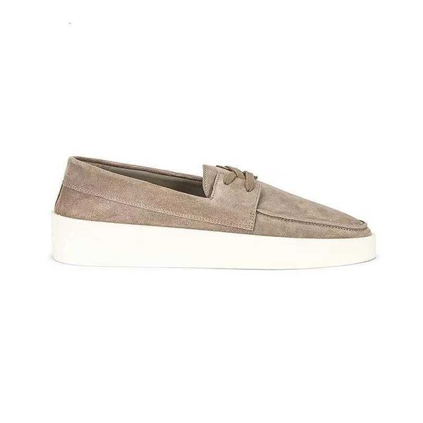 

7th spring summer men's casual high street hip hop leather suede comfort loafers shoes, Black