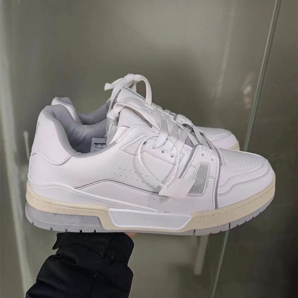 

designer sneaker women men casual shoes calfskin leather fashion high black white blue denim printing textile lining leather flat bottom sne