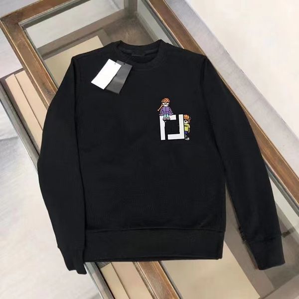 

mens fashion hoodies men designer hoodie casual pullover long sleeve loose fit womens sweaters size m-3xl, Black