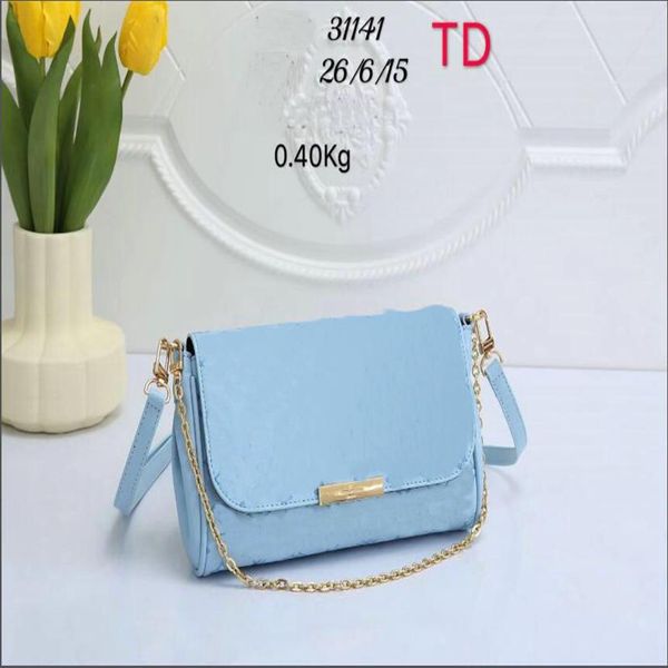 

2021 women shoulder bag chest pack lady tote chains handbag embossment purse messenger bags handbags purses 31141#ss 26x6x15cm308m