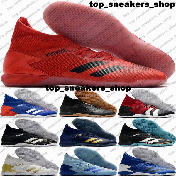 

football boots mens soccer shoes predator mutator 20 ic in size 12 soccer cleats botas de futbol sneakers scarpe da calcio us12 football boo, Black