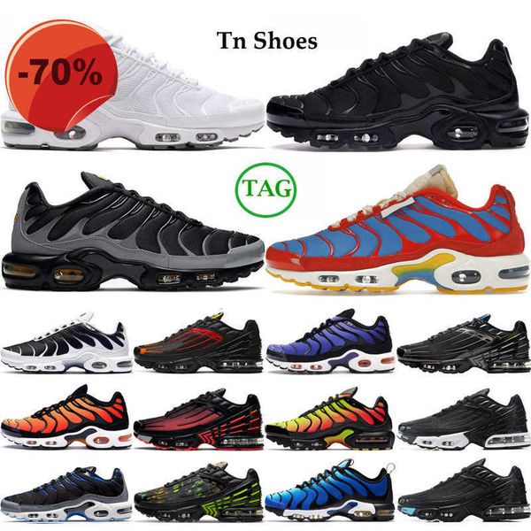 

original tn plus se men running shoes triple black white sneaker crater psychic blue tiffany lava mens trainers sports sneakers size 40-46